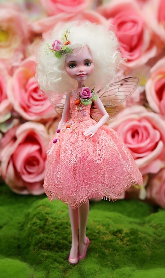 Rožinė lėlė-Fėja 