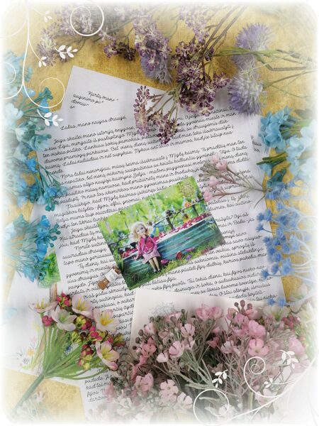 Laiškas ir dovana dėžutėje nuo pasakų herojės mergaitės Lėjos 