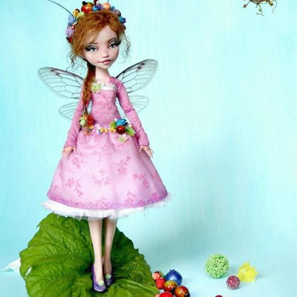 fairy with beads